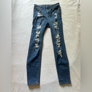 High rise jeans